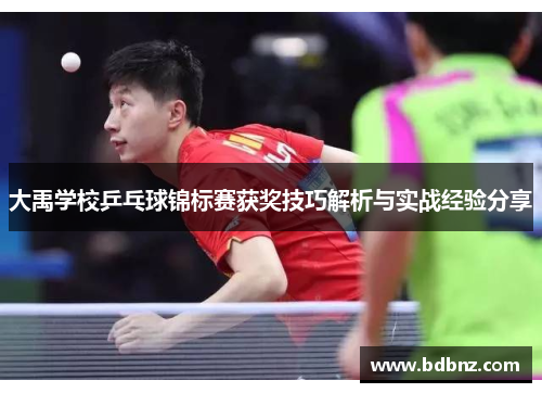 大禹学校乒乓球锦标赛获奖技巧解析与实战经验分享